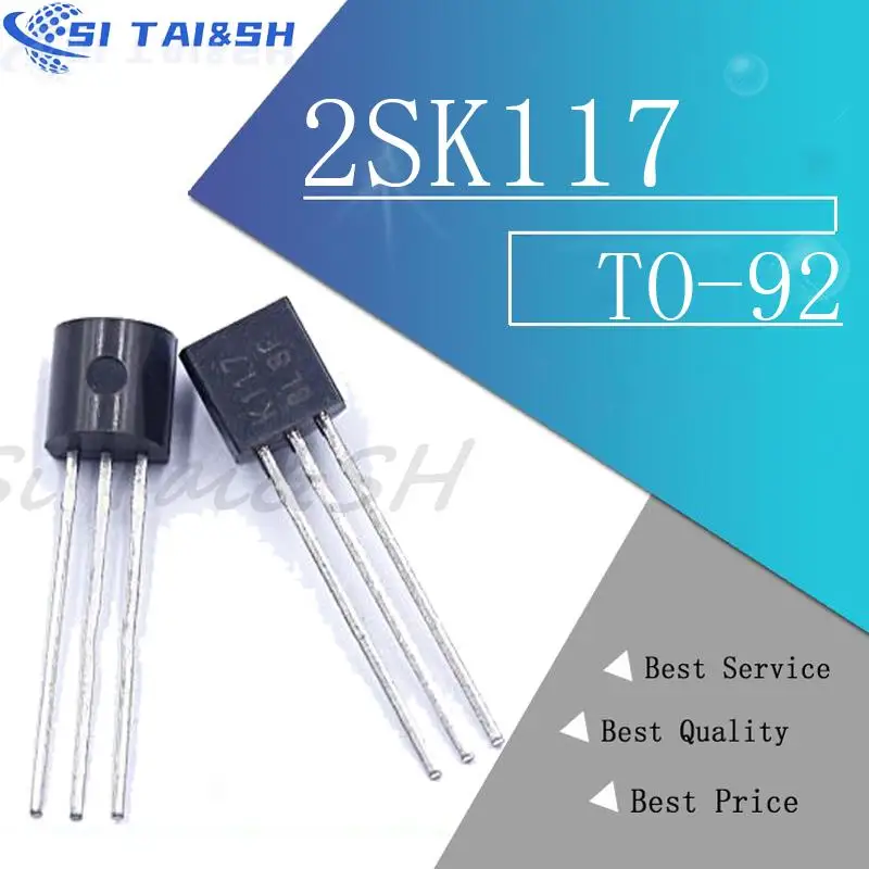 10 PCS 2SK170-BL TO-92 Transistors – Low Noise Audio Amp Replacement Parts