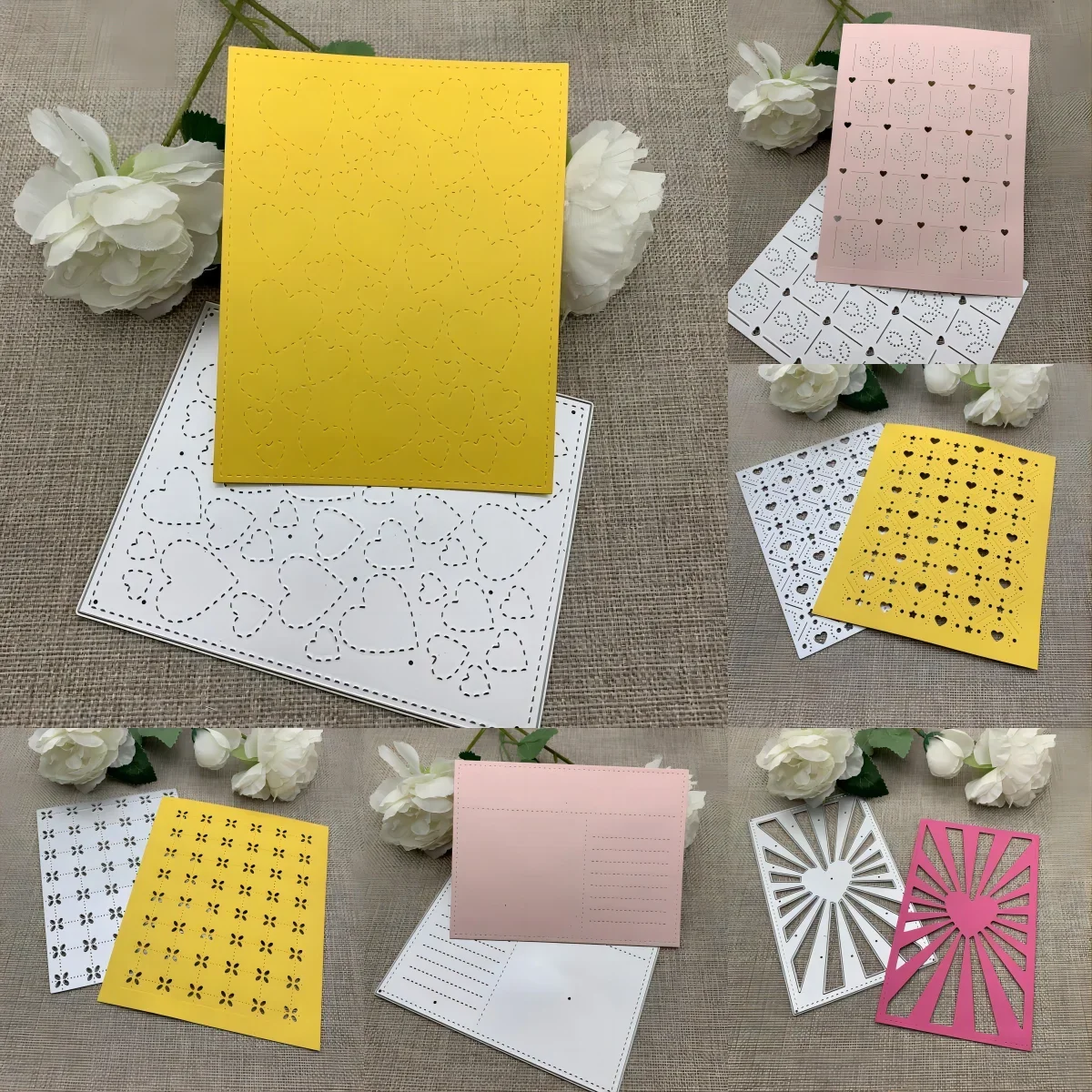 Verschiedene rahmen serie Metall Schneiden Stirbt Schablonen Für DIY Scrapbooking Dekorative Handwerk Stanzen Vorlage Form