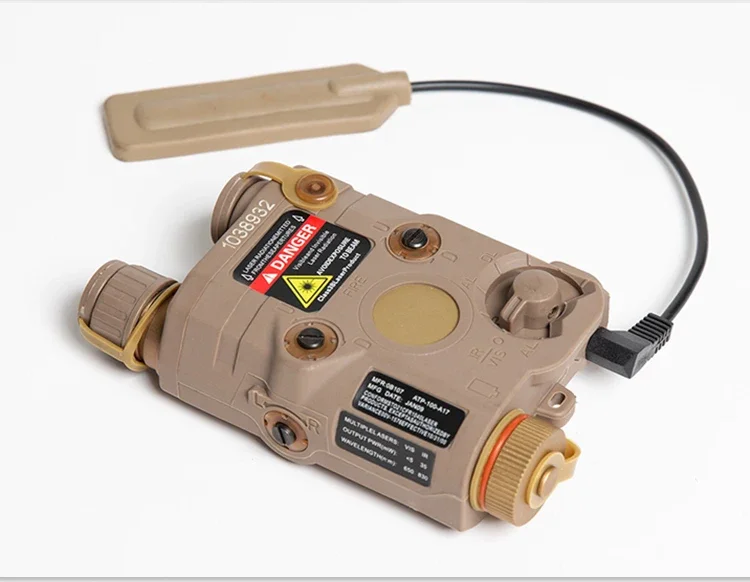 FMA NEW AN-PEQ-15 Upgraded Feature LED White + Red Laser Indicator With IR Lens TB0067
