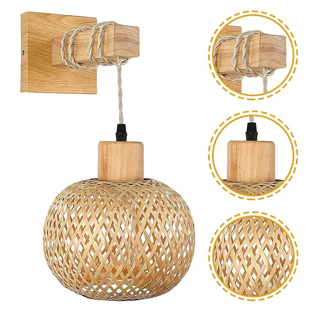 

Vintage Wall Sconce Wood Wall Lamp Farmhouse Bedroom Living Room Decorative Light Fixture Dining Room Lamp Bedroom Lighting
