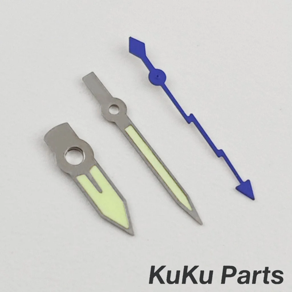 Green Super Luminous Lightning Second Hand for Watches - Precision Needle Pointer Parts