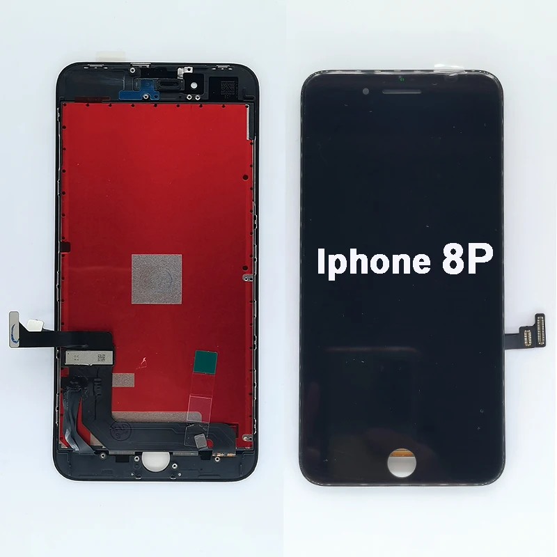 

AAA quality lcds for iphone 8 plus 8p replacement mobile phone lcd display lcd touchscreen digitizer with frame