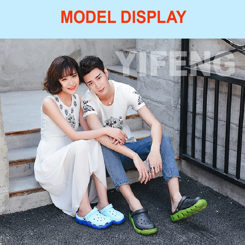 SATIHU Clogs Beach Sandals Casual Shoes Family Parent-child Male Female Lovers Friends Summer Stroll Antiskid Waterproof Fashion sandals and clogs clogs slippers