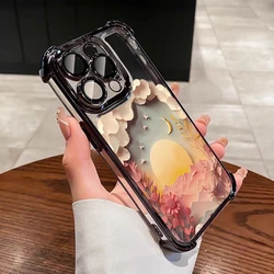 Elegant Landscape Design Shockproof Phone Case - Luxury Plating Clear Finish - Pixel 9 (S25757)