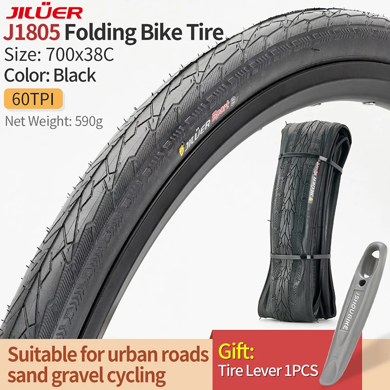 J1805 Black 700x38C