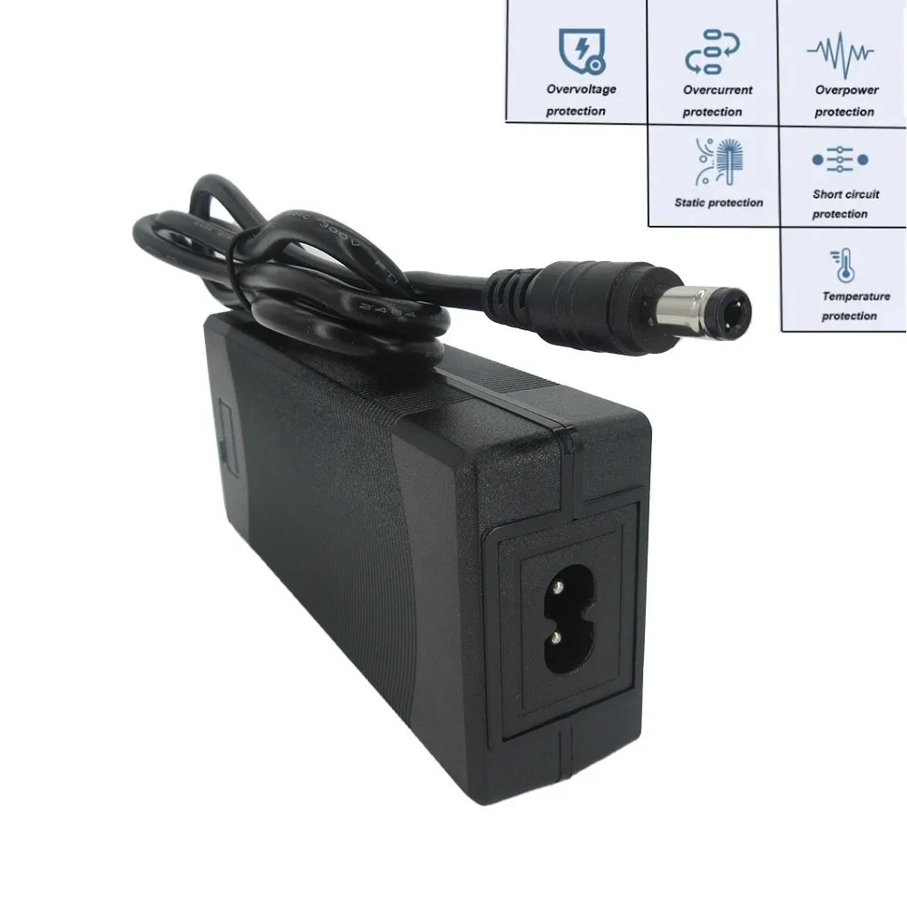 リチウムイオンバッテリー充電器 33.6V 2A バッテリー充電器 100-240VAC 電源、28.8V 29.6V 8S リチウム