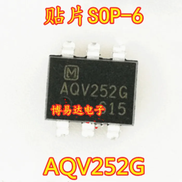 

(10 шт./лот) AQV252G SOP-6 60V AQV252 оригинал, фотоэлемент. Power IC