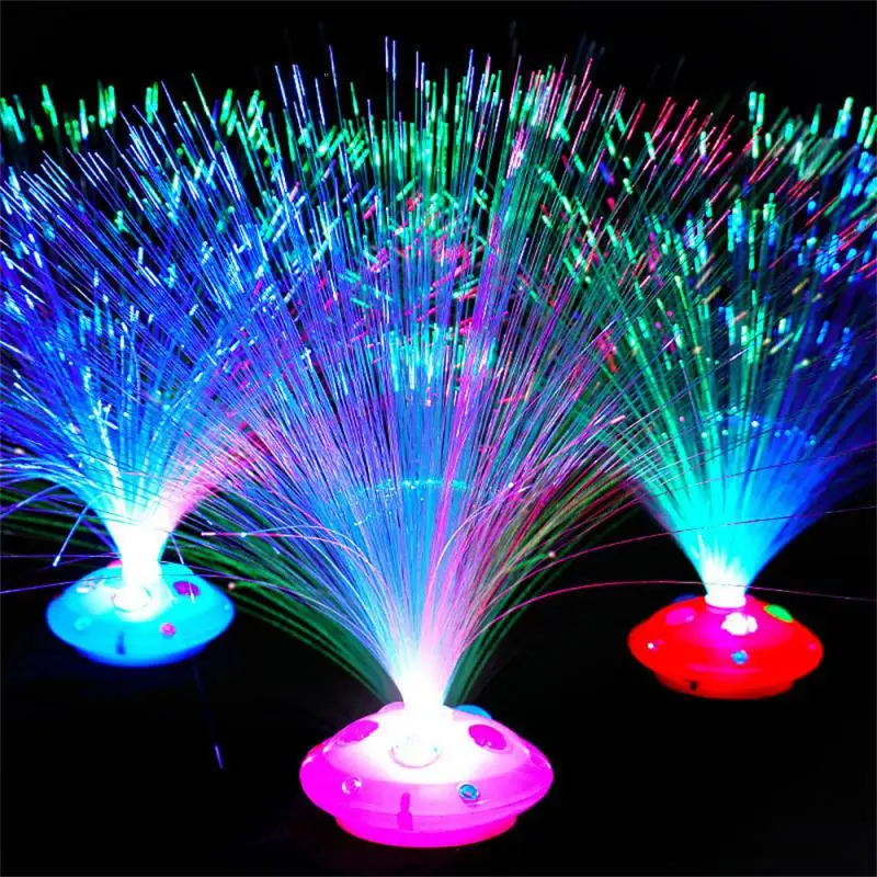 

Fiber Optic Lights Convenient Led Lamp Beautiful In Colors Battery Not Included Abs Electronic Components Night Light Durable