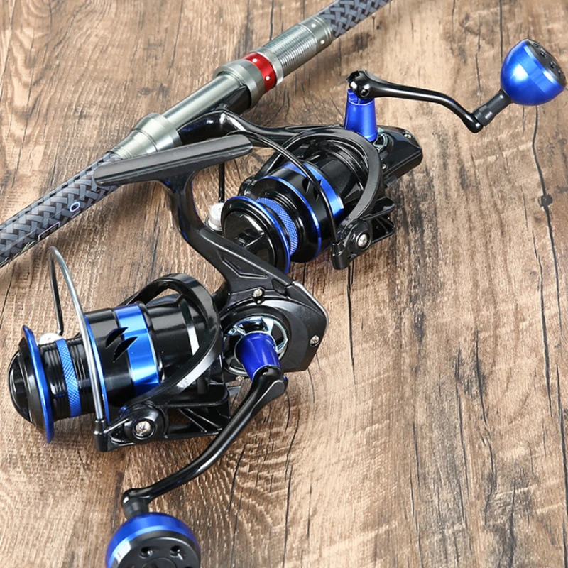 Hot Sell 2000-7000 Series Metal Fishing Reel Ultralight Blue