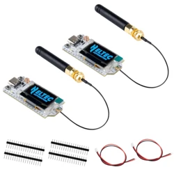 Heltec Lora 32 Enhanced ESP32 IoT Development Board with OLED Display and 915MHz Antenna - 863 - 928MHz (2PCS)