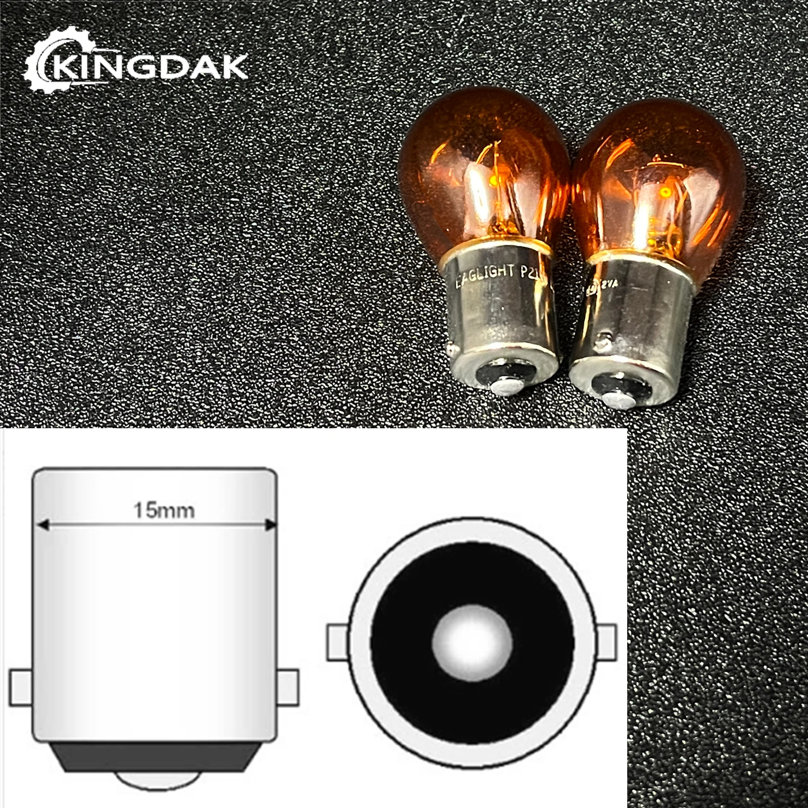 7528 Light Bulb - S8 12v 5w (P21/5W)