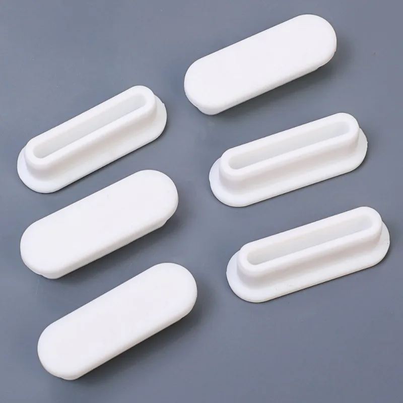 Sink Overflow Cover Kitchen Wash Basin Trim Round Plug Bathroom Bath Drain Cap Remplacement Overflow Hole Ring Covers 6/1Pcs basin drain cover