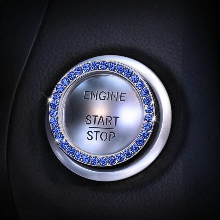 Crystal Car Engine Start Stop Button Switch Per Peugeot 108 208 Gti 308 T7 T9 3008 307 5008 508 107 108 207 2008 301 4007