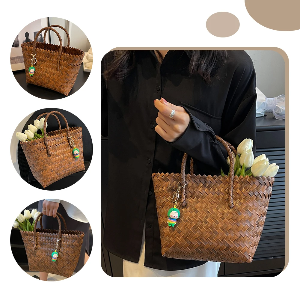 Woven Women Handbag Large Capacity Summer Beach Tote