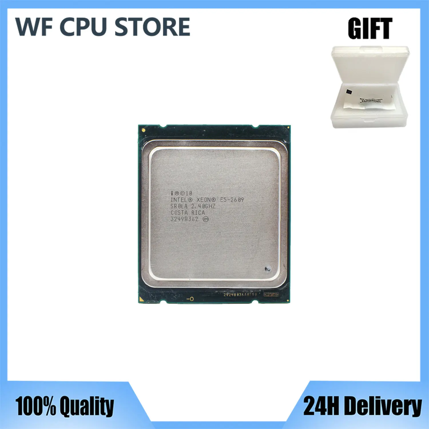 

Intel Xeon CPU E5-2609 SR0LA 2.40GHz 4-Core 10M LGA2011 E5 2609 processor free shipping speedy ship out Free Shipping