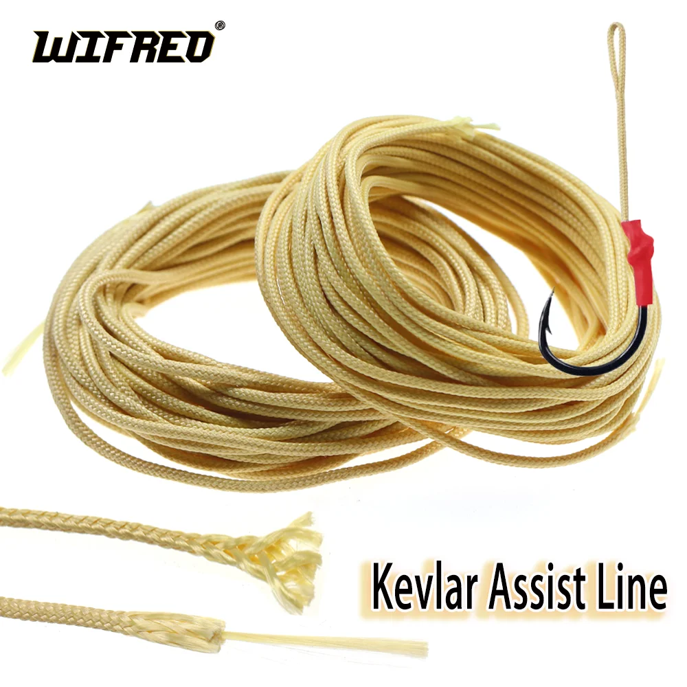 150300LB Braided Kevlar Fishing Line 8/16 Strand Weaves Yellow Assist Line For Boat Fishing