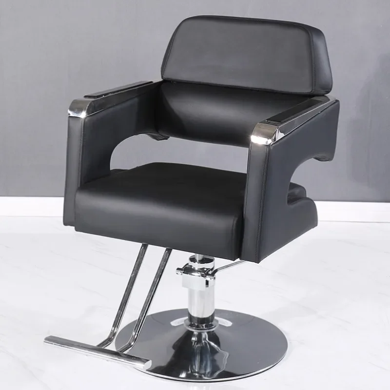 Beauty Hairdressing Barber Chair Recliner Salon Patio Black Barber Chair Saddle Recliner Wash Cadeira De Barbeiro Room Furniture