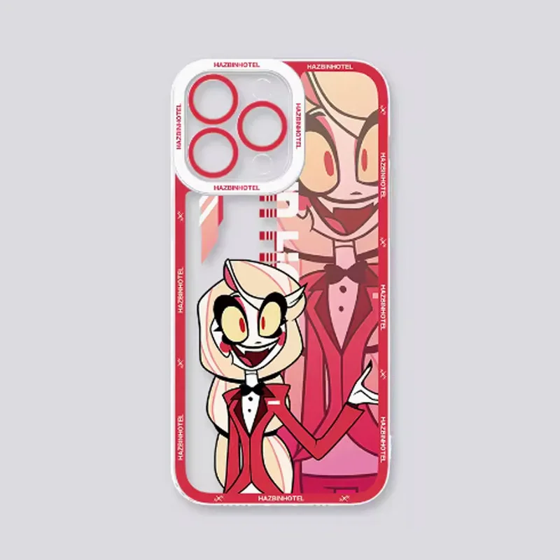 Cartoon Hazbis Hotels Clear Phone Case