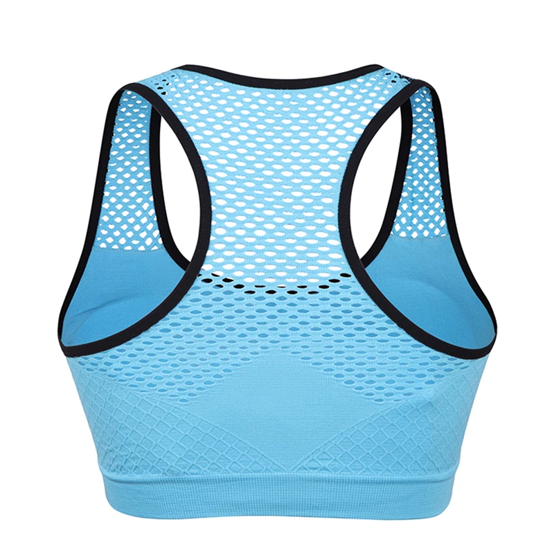 Breathable Women Active Bra Sports Bra Sexy Hollow Out Sports Top Push Up Gym Fitness Underwear Female Running Yoga Tank Top sports bra yoga top sports tank