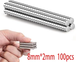 Versatile Mini Round Magnets for Crafts and DIY Projects - Small Size, Big Impact! (8mm  100pcs)