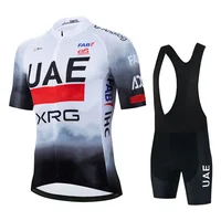 New Pro Team 2025 Uae Cycling Jersey Set Men's Summer Bike Mountain Uniform Ropa Ciclismo Maillot Hombre Bicycle Clothing Suit 1