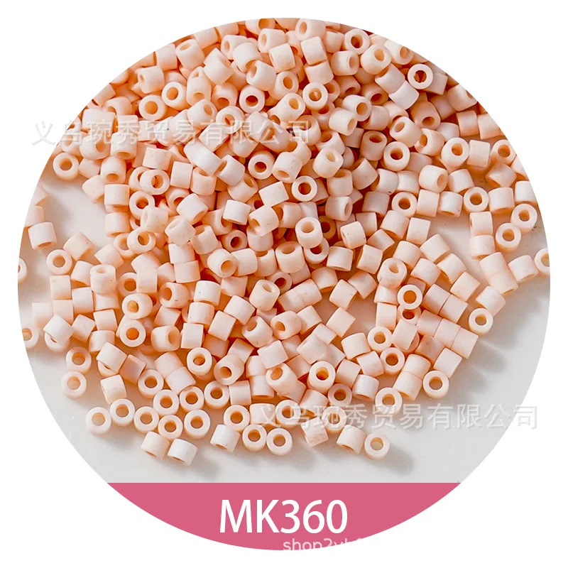 Handmade Matte Antique Macaron Glass Beads for DIY French Embroidery