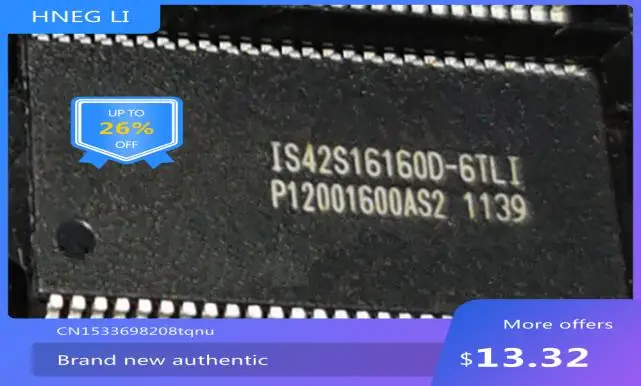 

Free shipping IS42S16160D-6TLI