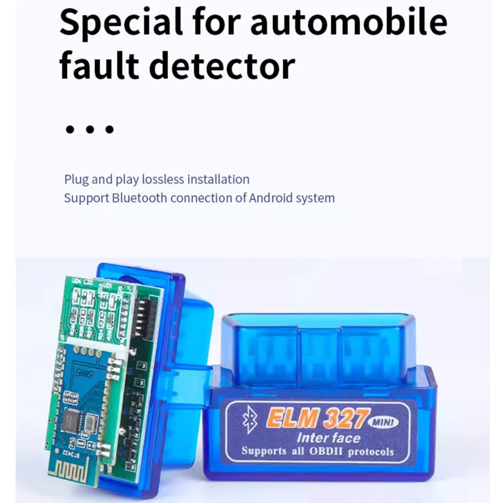 2Layer Hardware V1.5 Chip PIC18F25K80 ELM327 Bluetooth V1.5 Auto Code Reader Super MINI ELM 327 Works Android Symbian Double PCB 5