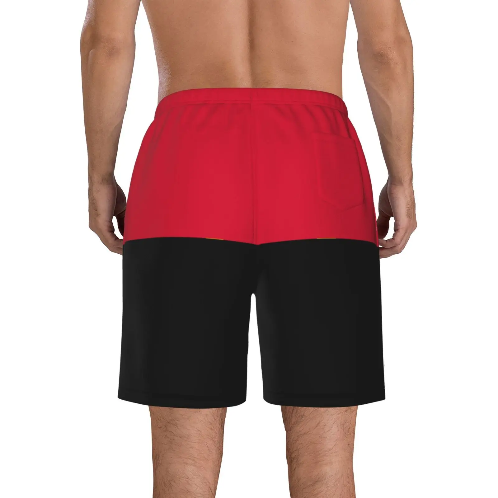 Men's Angola Flag Angolan Beach Pants Shorts Surfing M-2XL Polyester Swimwear Running 2
