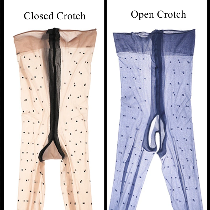 Polka Dots Oil Shiny Tights Women Sexy Transparent Silky Stockings 1D Ultra Thin Semaless Pantyhose Hot Pole Dance Clubwear