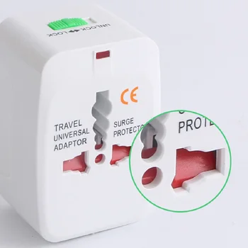 All in 1 AU US UK EU Converter All in One International Plug Adapter 2 USB Ports World Travel AC Power Charger Adapter 2