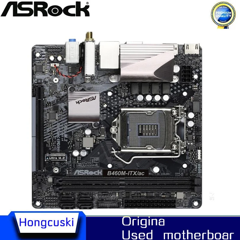 Scheda Madre B460I Usata Per Scheda Madre Desktop Originale Asrock B460M-Itx/Ac Intel B460 B460M Lga 1200 I7/I5/I3 Usb3.0 M.2