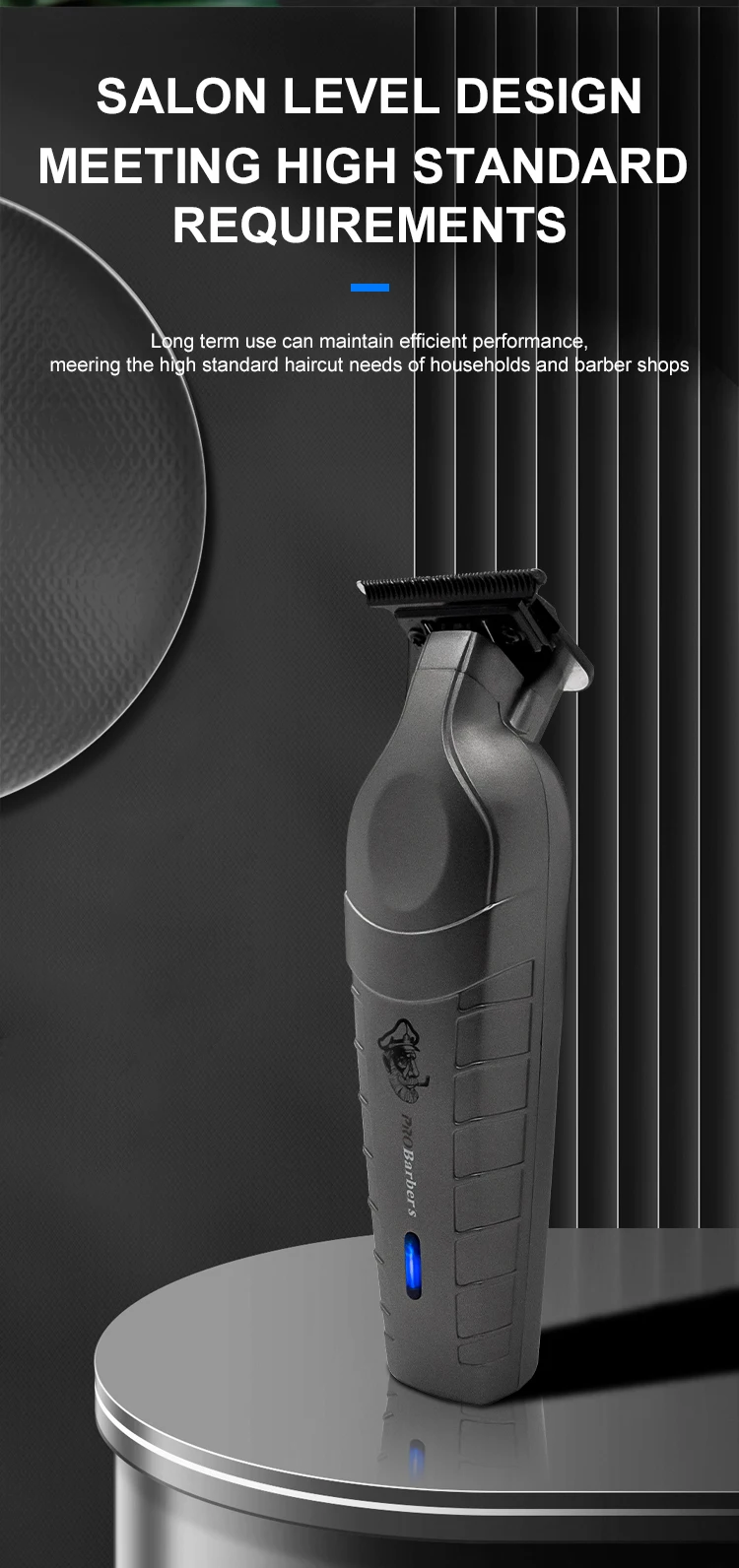 Description Picture 4 of itemProfessional Barber 0mm Zero Gapped Carving Cutting Machine Hair Trimmer Clipper Electric hair clipper Household and barber shop