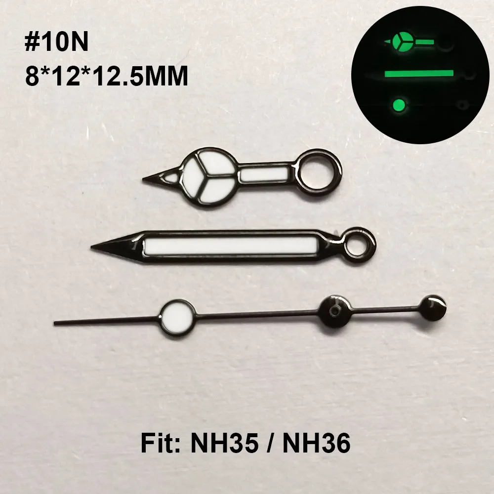 Luminous 12.5mm Watch Hands - Premium Watch Accessories