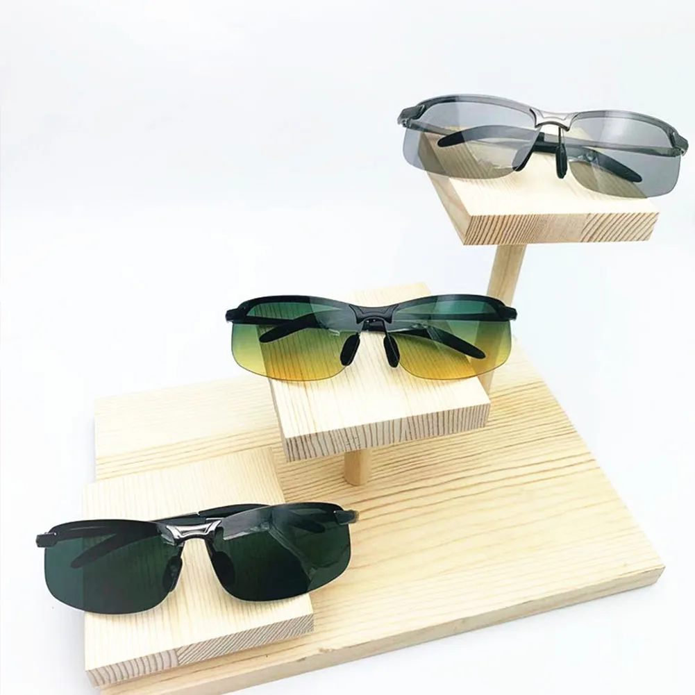 Polarized Photochromic Night Vision Driving Anti glare Sunglasses Universal Chameleon Change Color Day Night