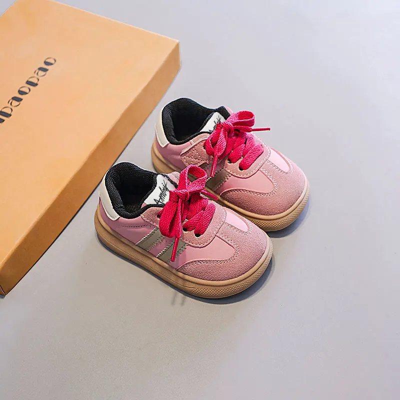 Children Sneakers Boys Anti-slip Soft Sole Casual Shoes Girls Low Top Comfortable Infant Shoes Size 15-30 2