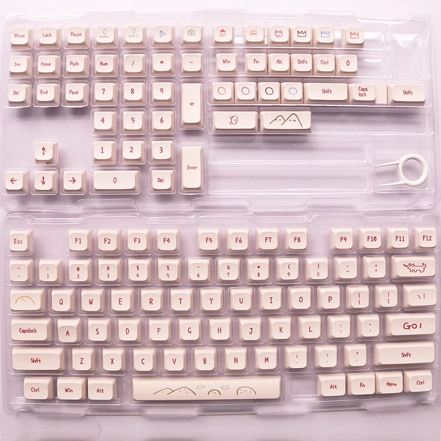 Xda keycaps koreanisch/russisch/englisch/japanisch graffiti pbt 