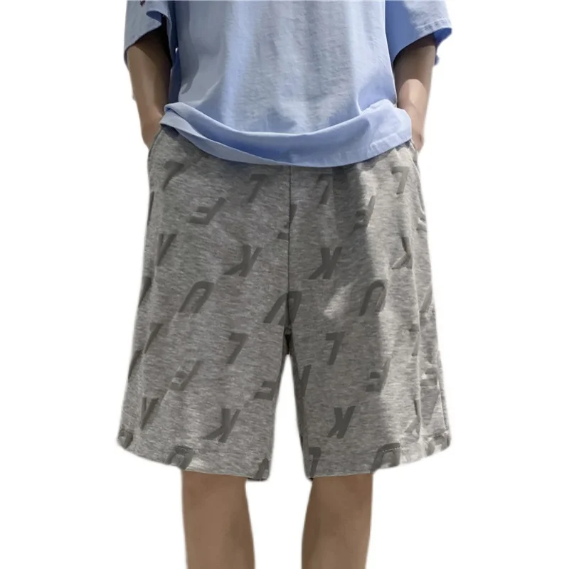 Men Boy Letters Print Hip Hop Relax Shorts Home Streetwear Loose Loungwear BF Basketball Fitness Beach Party Club Holiday Shorts