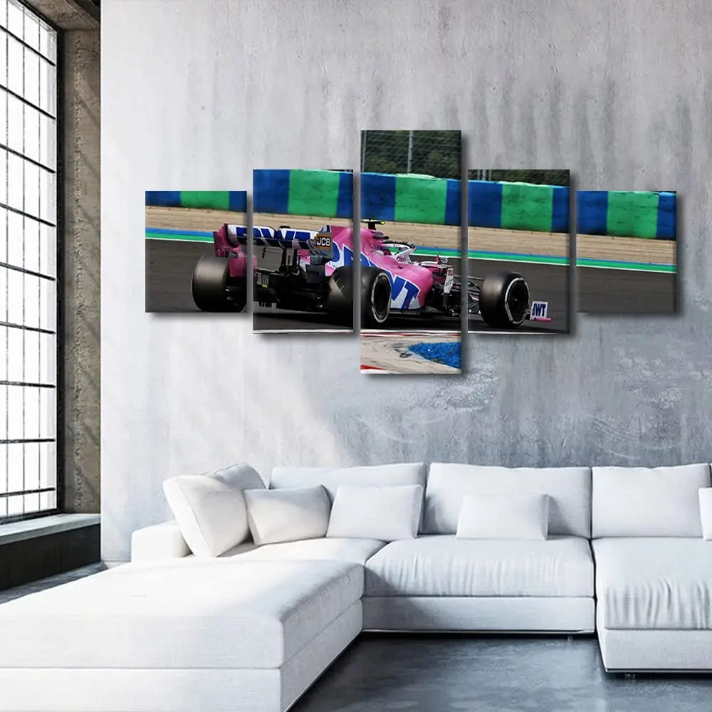 

5Pcs F1 Racing Car House Sports Car Pictures Paintings Art HD Print Home Decor Room Decor Modern Abstract 5 Pieces Canvas