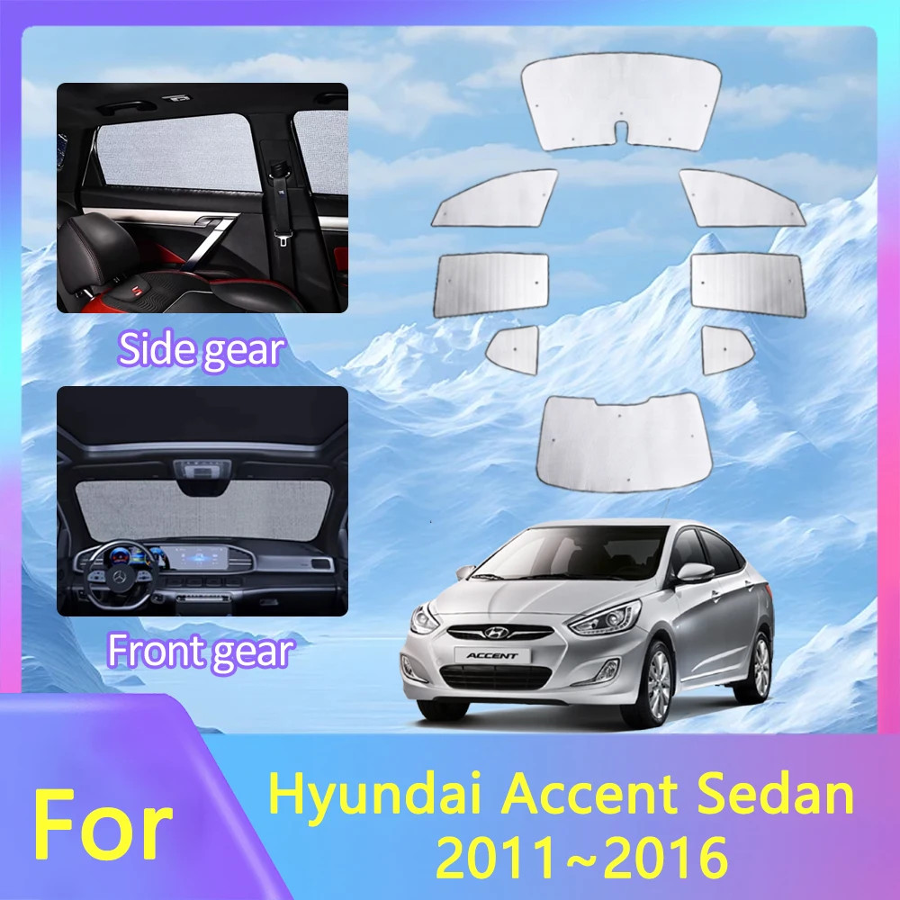

Для Hyundai Accent Verna Sedan RB RC Solaris i25 Excel III Grand Pony Dodge Attitud 2010 ~ 2016 2013 2014 Автомобильный солнцезащитный аксессуар