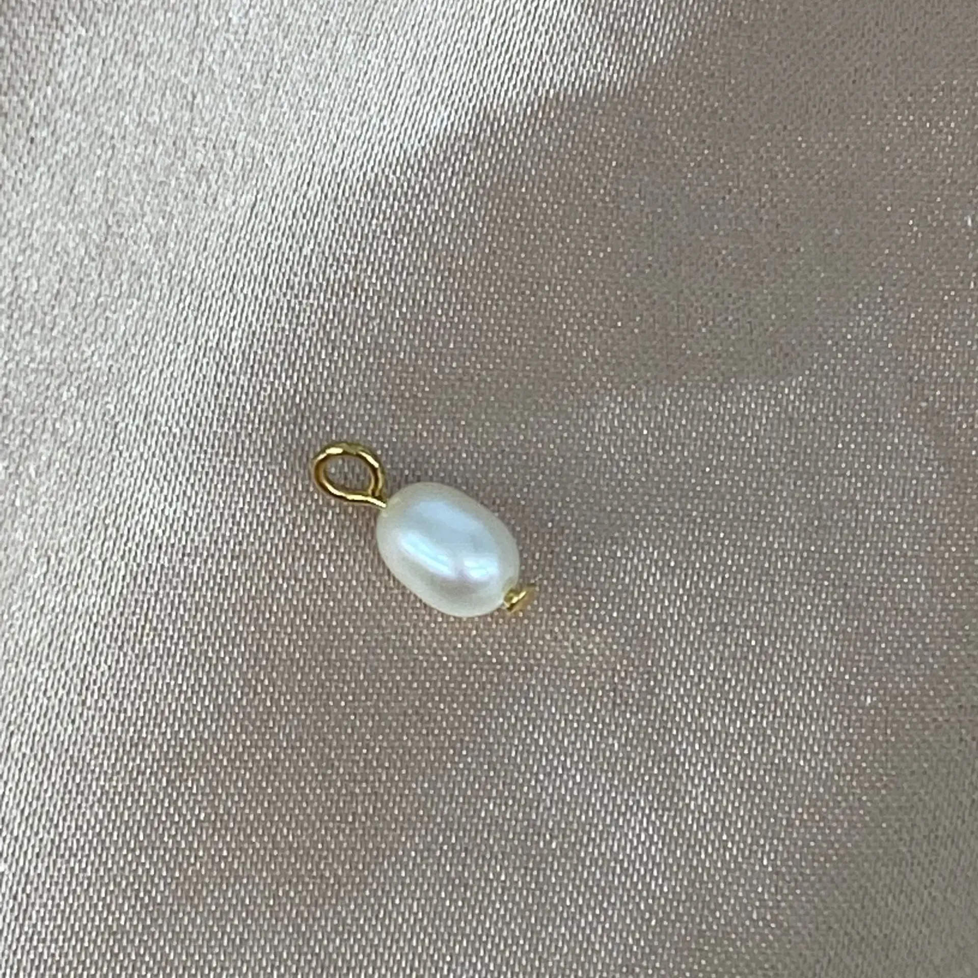 White Baroque Irregular Natural Freshwater Pearl Pendant DIY Accessories for Women 6