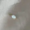 White Baroque Irregular Natural Freshwater Pearl Pendant DIY Accessories for Women 6