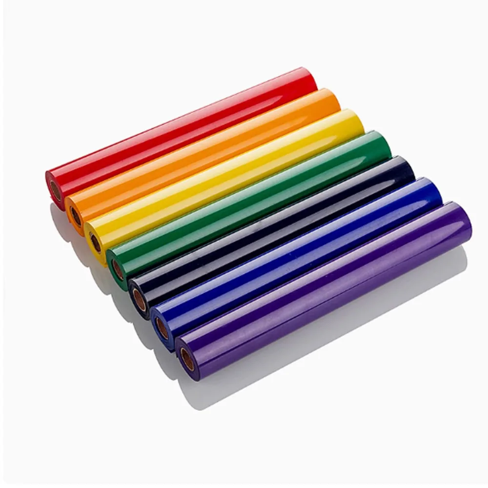 작은 롤 30 cm 열전달 필름 DIY 티셔츠 열전달 비닐 문에서 문까지