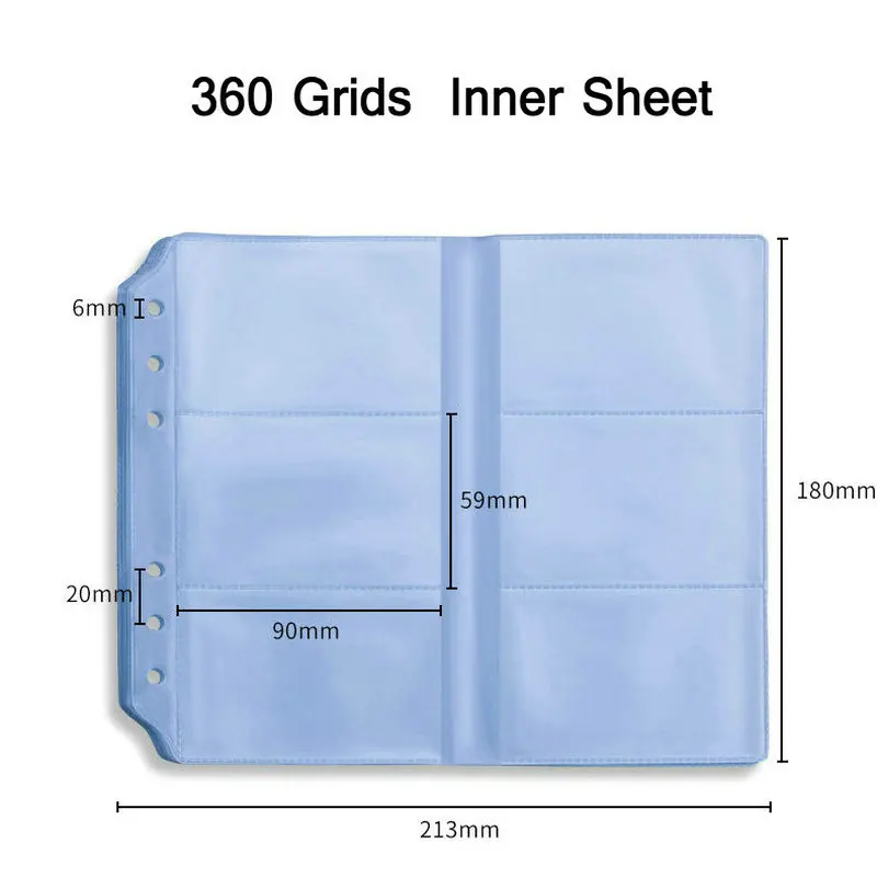 Large Capacity Business Card Holder Book 1000/600/400/360 Slot Business Card Organizer PU Leather Name Book Binder A4