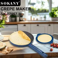 Houselin Electric Pancake Maker, Portable Pancake Maker Switch, Non-stick Coating, Easy to Use Pancakes, 600W 2