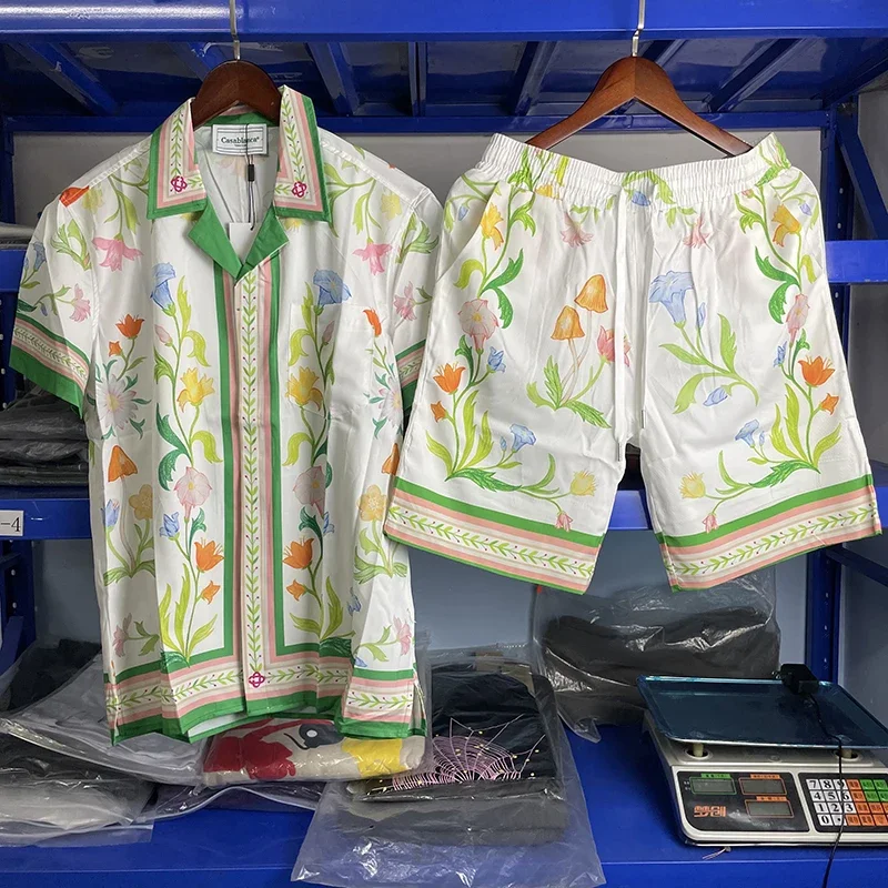 

Casual Men's Shirts Set - Real Casablanca Fashion Shirts for Men and Women