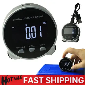 Electronic Tape Measure Digital Roller Ruler Portable Smart Rolling Measuring Tool 0-199.999m High Accuracy for Length Measuring