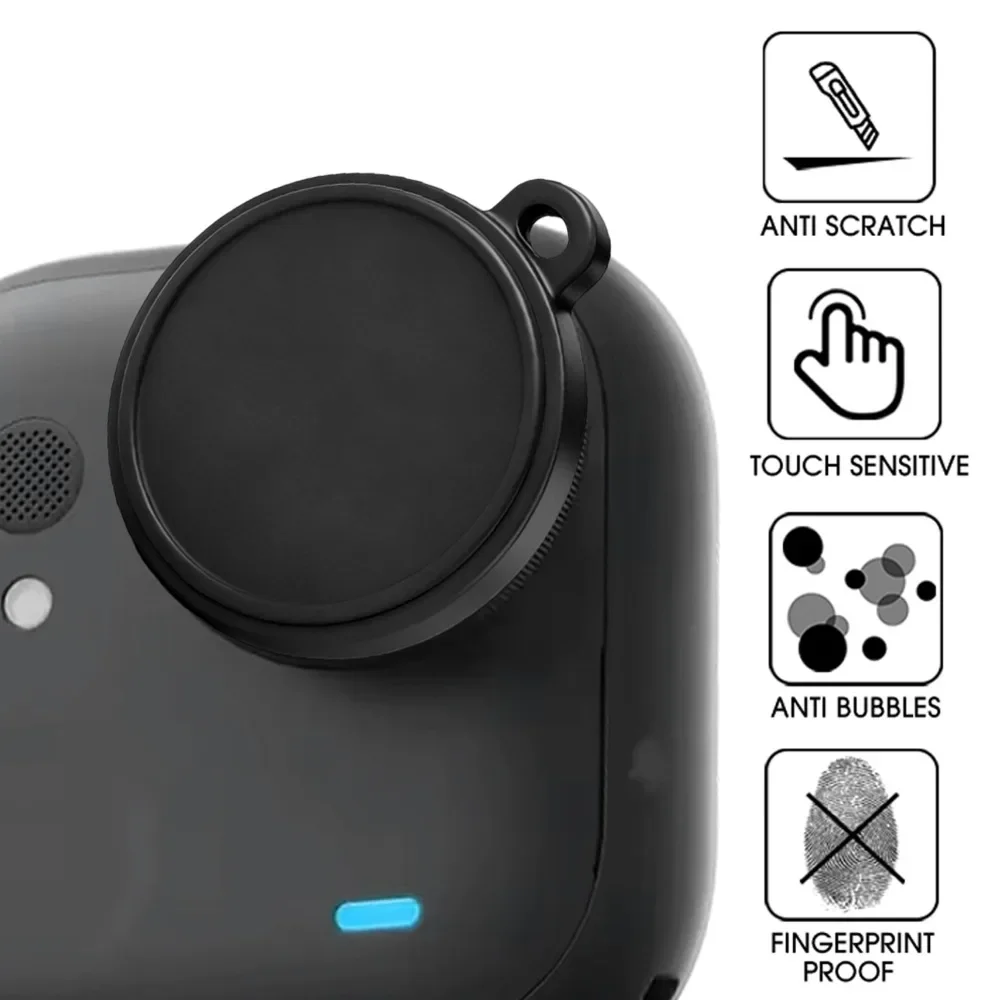 Insta 360 Go 용 1-5pcs 소프트 실리콘 렌즈 보호 커버 울트라 안티 스크래치 방진 렌즈 보호 캡 카메라 액세서리
