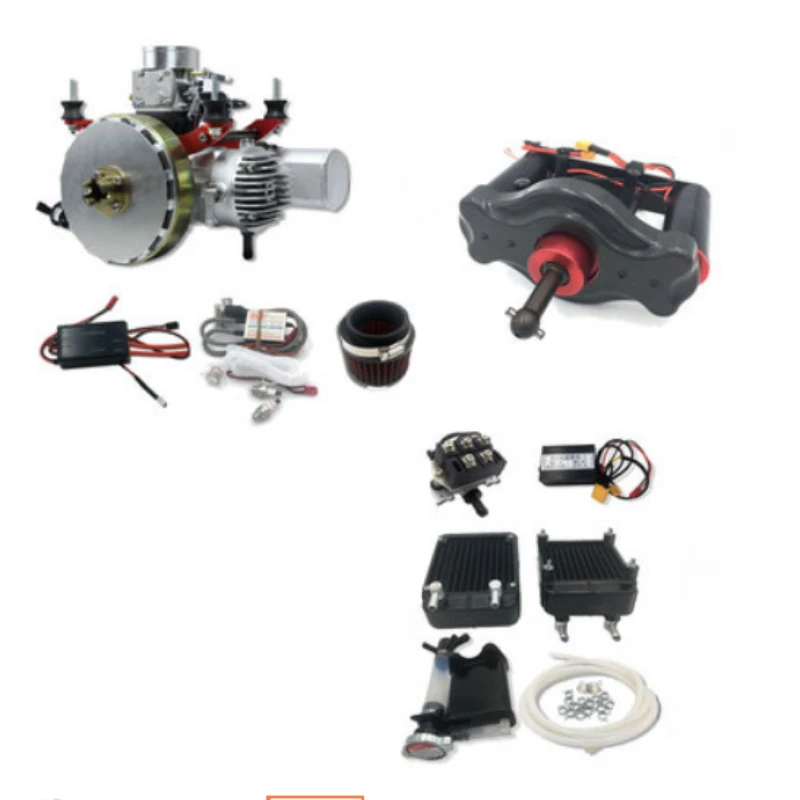 

120HD drone engine water-cooled engine oil to electric kit