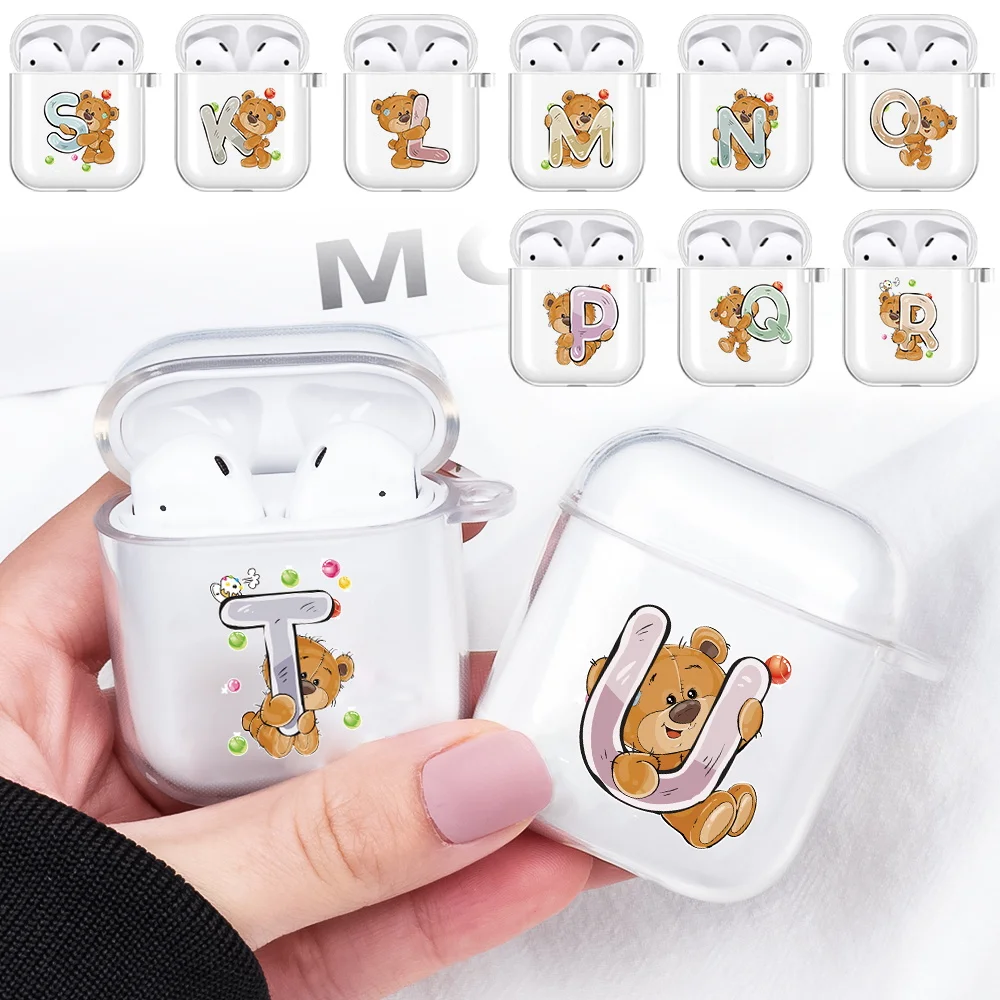 

Earphone Cover for Apple AirPods 1st Generation/AirPods 2nd Generation Bluetooth Wireless Transparent Soft Silicone Cases